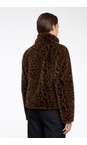 RINO AND PELLE Leopard Vie Leopard Faux Fur Jacket  