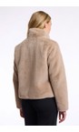 RINO AND PELLE Oat Vie Oat Faux Fur Jacket  