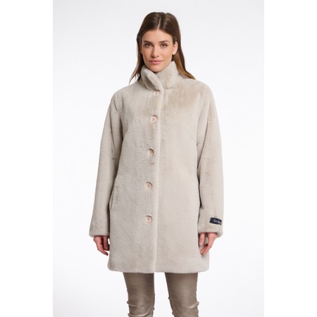 RINO AND PELLE Nonna Birch Faux Fur Coat - Beige