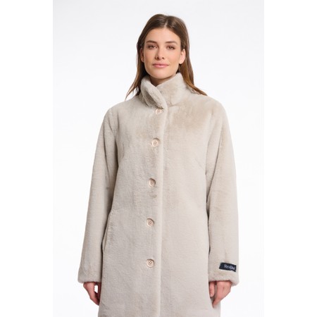 RINO AND PELLE Nonna Birch Faux Fur Coat - Beige