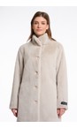 RINO AND PELLE Birch Nonna Birch Faux Fur Coat  
