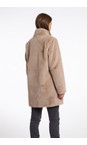 RINO AND PELLE Oat Nonna Oat Faux Fur Coat  