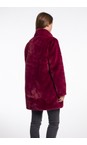 RINO AND PELLE Sugar Plum Nonna Sugar Plum Faux Fur Coat  