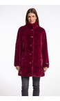 RINO AND PELLE Sugar Plum Nonna Sugar Plum Faux Fur Coat  