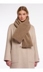 RINO AND PELLE Toffee Asho Toffee Teddy Scarf  
