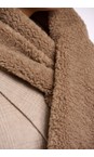 RINO AND PELLE Toffee Asho Toffee Teddy Scarf  