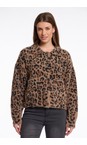 RINO AND PELLE Leopard Bubbly Leopard Print Boxy Jacket  