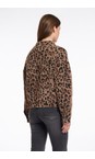 RINO AND PELLE Leopard Bubbly Leopard Print Boxy Jacket  