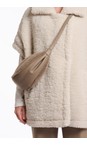 RINO AND PELLE Toffee Dalina Toffee Round Mini Crossbody Bag  
