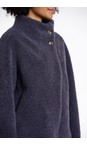 RINO AND PELLE Night Grey Denu Night Grey High Collar Jacket  