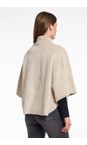 RINO AND PELLE Birch Dewi Birch Faux Fur Shearling Cape  