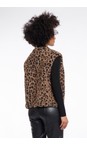 RINO AND PELLE Leopard Elona Cosy Knitted Leopard Waistcoat  
