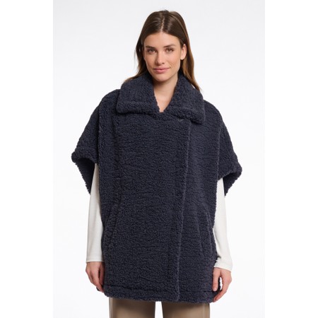 RINO AND PELLE Luca Night Grey Teddy Cape - Grey