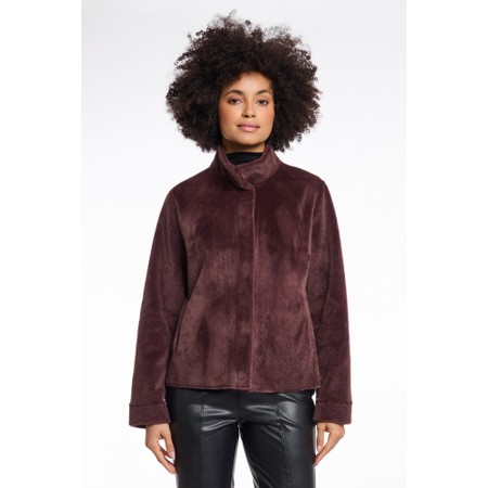 RINO AND PELLE Madai Faux Fur Jacket - Brown