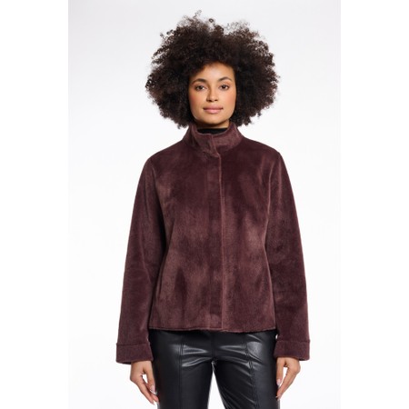 RINO AND PELLE Madai Faux Fur Jacket - Brown