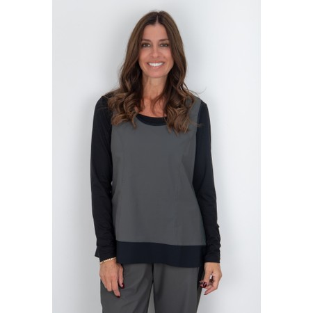 Naya Naya Contrast Hem Cami Top - Green