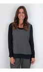 Naya Forest / Black Naya Contrast Hem Cami Top  