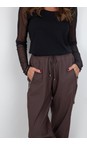 Naya Cocoa Naya Cocoa Cuff Drawstring Trouser  