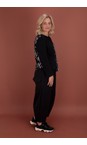 Mama B Nero Mira F Nero Jersey Balloon Trouser  
