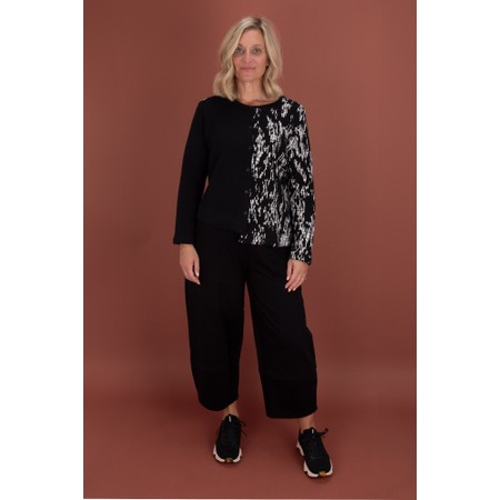 Mama B Mira F Nero Jersey Balloon Trouser - Black