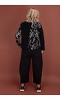 Mama B Nero Mira F Nero Jersey Balloon Trouser  