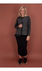 Mama B Nero Gevda JF Jacquard Frill Waistcoat  