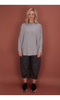 Mama B Nebbia  Spino U Nebbia Relaxed Plain Fleece Top  