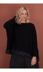 Mama B Nero Bamboo Nero Tring Frill Jumper  