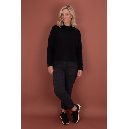 Mama B Moyet Nero Plain Fleece Jumper - Black