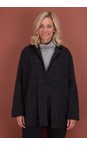 Mama B Antracite Cereale J Antracite Jacquard Check Jacket  