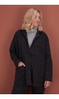 Mama B Antracite Cereale J Antracite Jacquard Check Jacket  