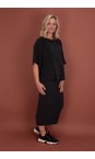 Mama B Antracite Nilla Insert Knit Top  