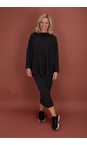 Mama B Anthracite Lilla U Anthracite Plain Fleece Skirt  