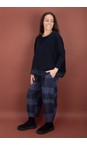 Mama B Notte Bianco S Notte Check Trouser  