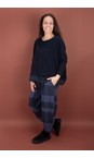 Mama B Notte Bianco S Notte Check Trouser  