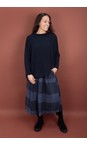 Mama B Notte Pesci Notte Check Full Skirt  