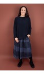Mama B Notte Pesci Notte Check Full Skirt  