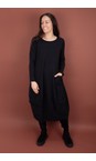 Mama B Nero Metti SU Woven Insert Dress  
