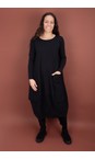 Mama B Nero Metti SU Woven Insert Dress  