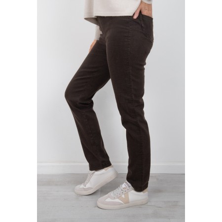 Robell Bella  Brown Slim Fit Full Length Jean - Brown