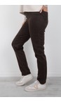 Robell Dark Brown Bella  Brown Slim Fit Full Length Jean  