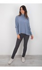 Rose Dark Grey Slim Fit Washed Dark Grey Denim Jean