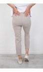 Robell Light Taupe 13 Lena Light Taupe Ankle Detail Trouser  