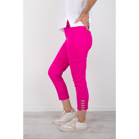 Robell Lena Cabaret Pink Ankle Detail Trouser - Pink