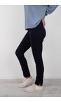 Robell Navy Rose Navy Slim Leg Full Length Trouser  
