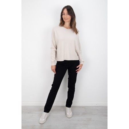 Robell Bella  Black Slim Fit Full Length Jean - Black