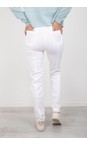 Robell White  Bella  White Slim Fit Full Length Jean  