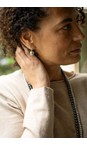 Chalk Pearl Cambridge Pull Through Ball Earrings  