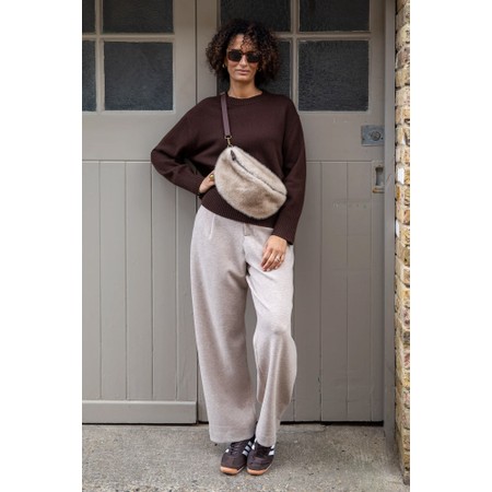 Chalk Fulham Sling Bag - Faux Fur