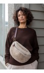 Chalk Faux Fur Fulham Sling Bag  